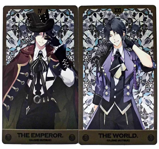 ツキウタ 始 タロットカード 駿河屋 -<中古>睦月始 タロットカード2枚セット 「ツキウタ