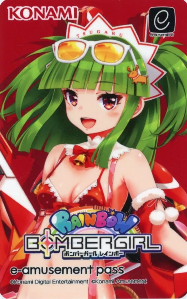 BOMBERGIRL e-amusement pass　ツガル 駿河屋 -<中古>ツガル オリジナルe-AMUSEMENT PASS 「ボンバーガール