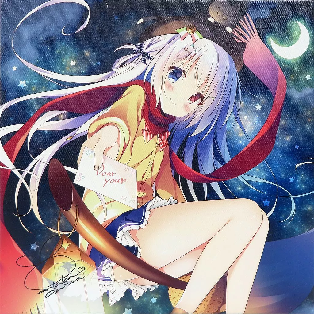 futaba 直筆サイン入り 看板娘キャンバスアートコレクション 三輪フタバ 駿河屋 -<中古>[直筆サイン入り]【オリジナル】看板娘キャンバスアート