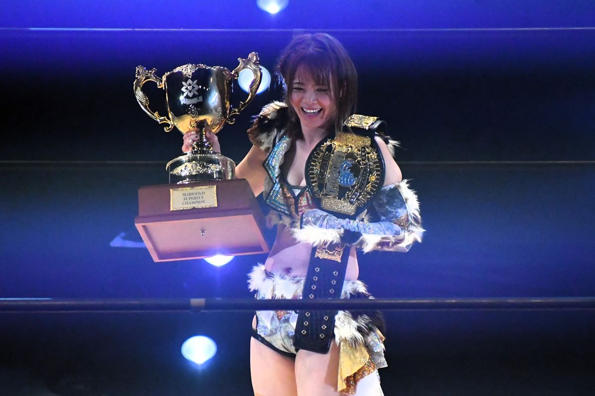 マリーゴールド】岩谷麻優、新天地で初戴冠「今取ったばかりなのにもう