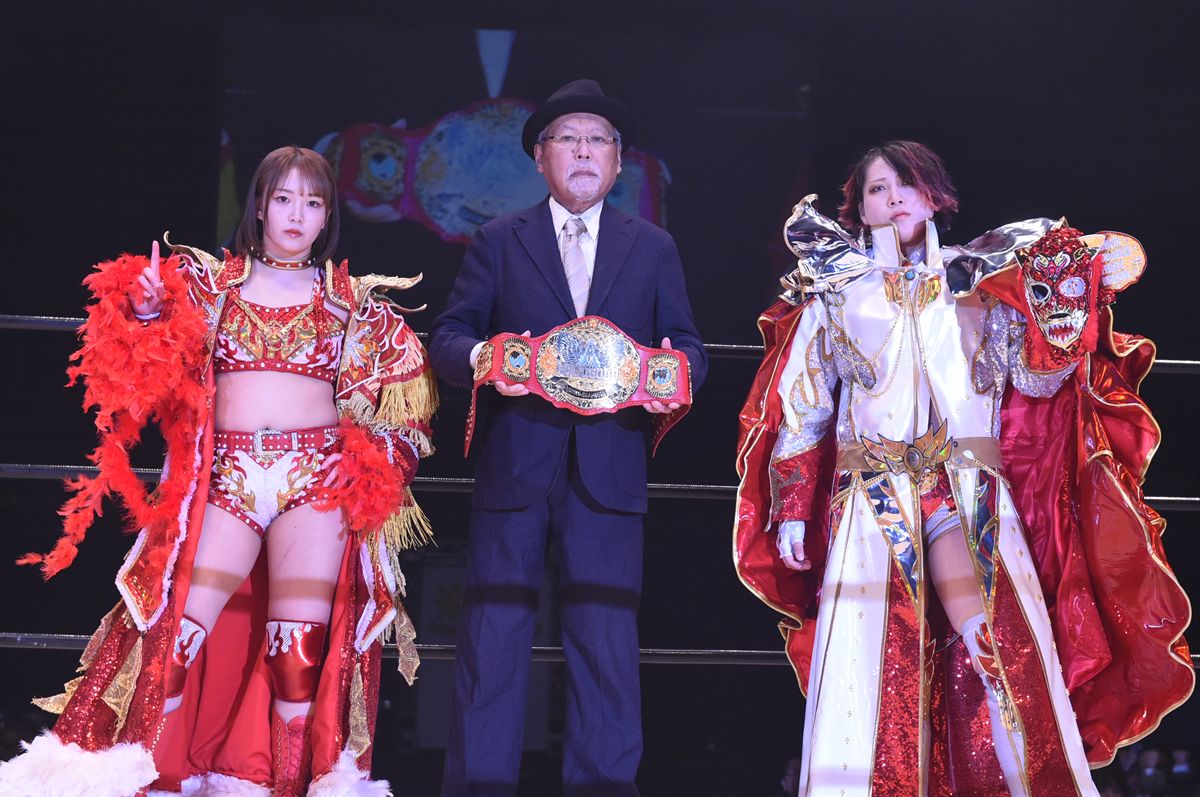 マリーゴールド】林下詩美がSareeeを下しワールド王座奪取「やっとこの