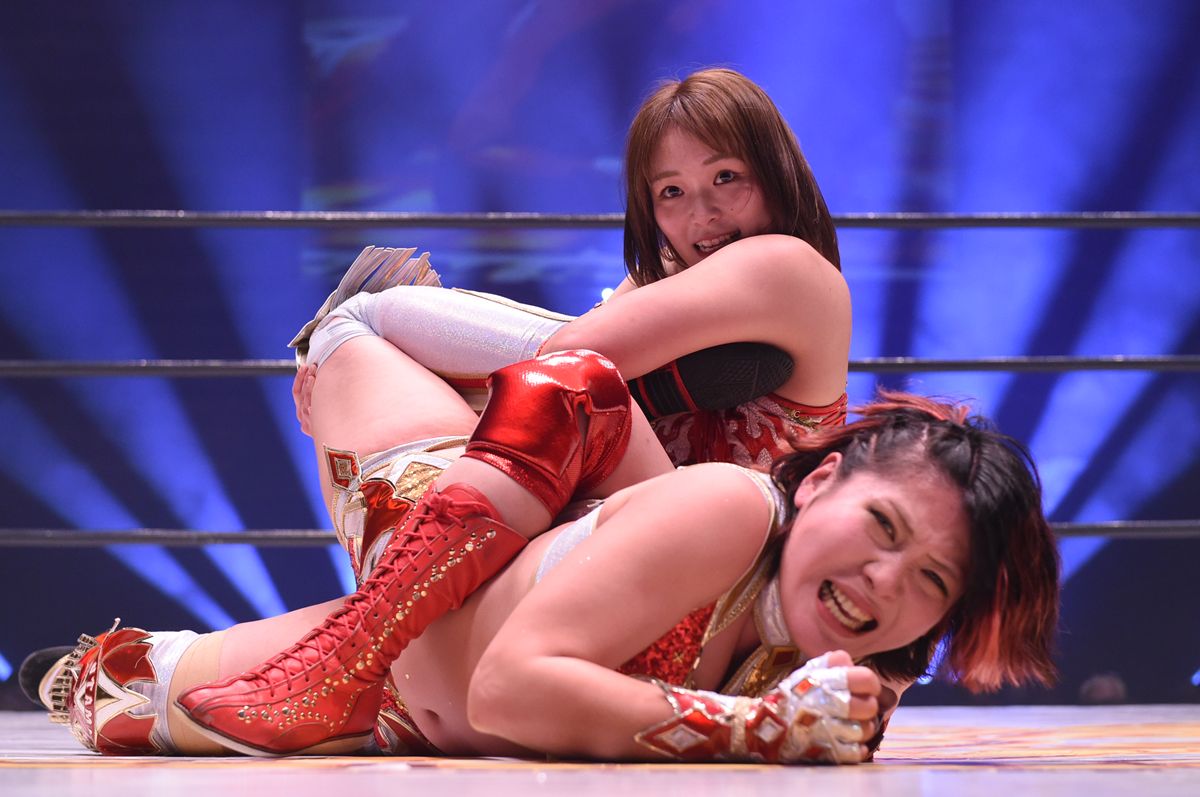 マリーゴールド】林下詩美がSareeeを下しワールド王座奪取「やっとこの