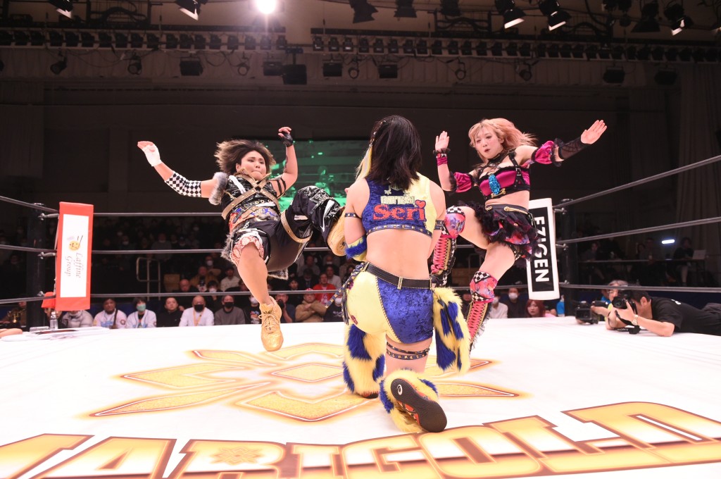 女子プロレス マリーゴールド アクスタ 松井珠紗 CHIAKI ダーレボ 女子