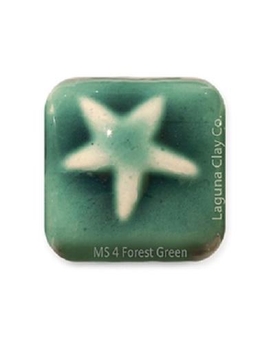 MS4 - Forest Green Cone 5/6, *Dry* - Marjon Ceramics