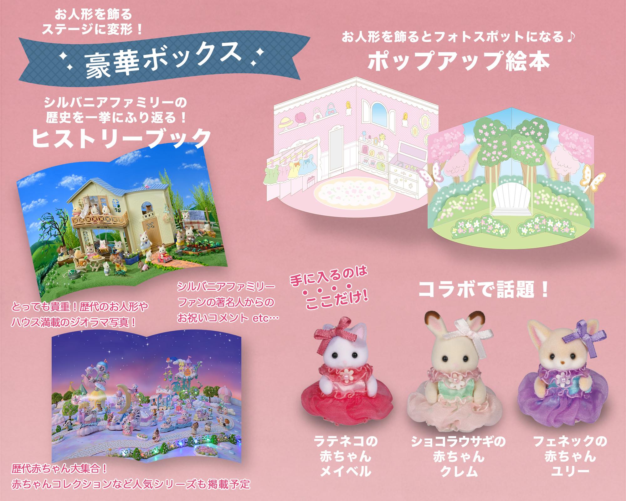 シルバニアファミリー 40thアニバーサリーボックス【小学館】