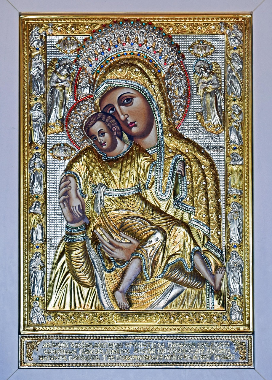 フィリピンイコン板画 聖母C フィリピンイコン板画聖母C