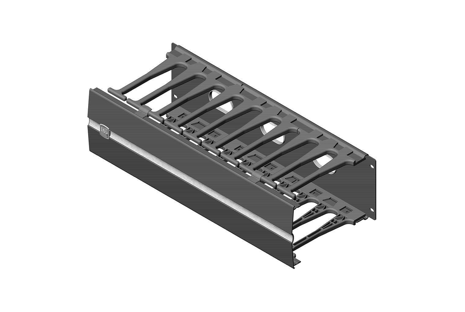 35441‑E02 Evolution® Cable Manager - Glacier White | Chatsworth