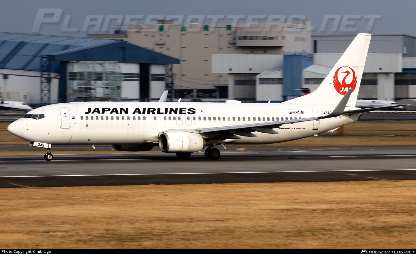 JAL Japan Airlines JA349J 3.36+ - Aircraft Skins - Liveries - X