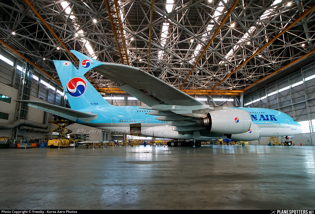 HL7615 Korean Air Airbus A380-861 Photo by freesky - Korea Aero