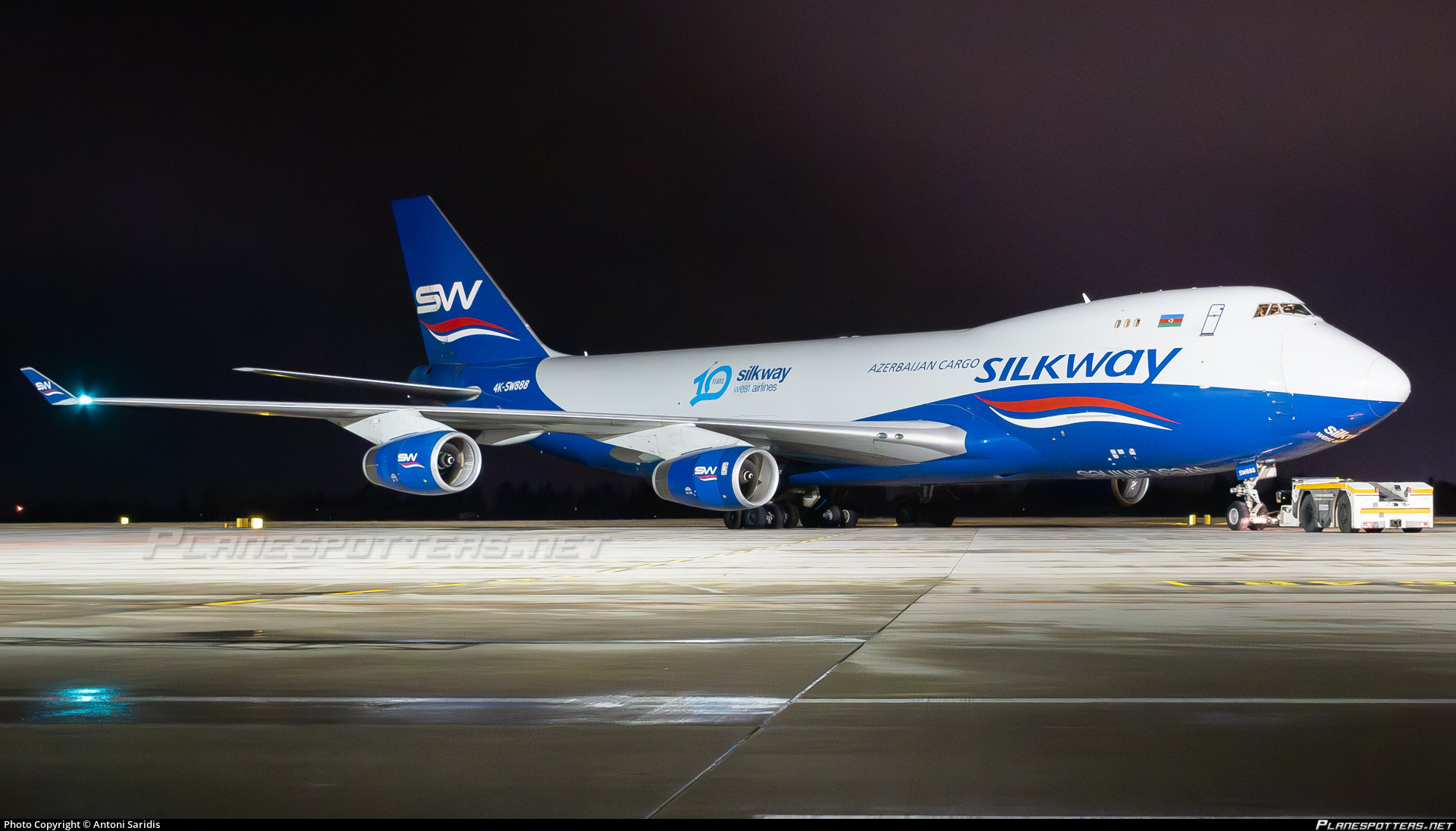 R*A様 silkway west 1/400 B747-400F 4K-BCH Silk Way West Airlines