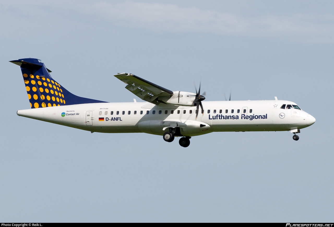 D-ANFL Lufthansa Regional ATR 72-500 (72-212A) Photo by Reik L