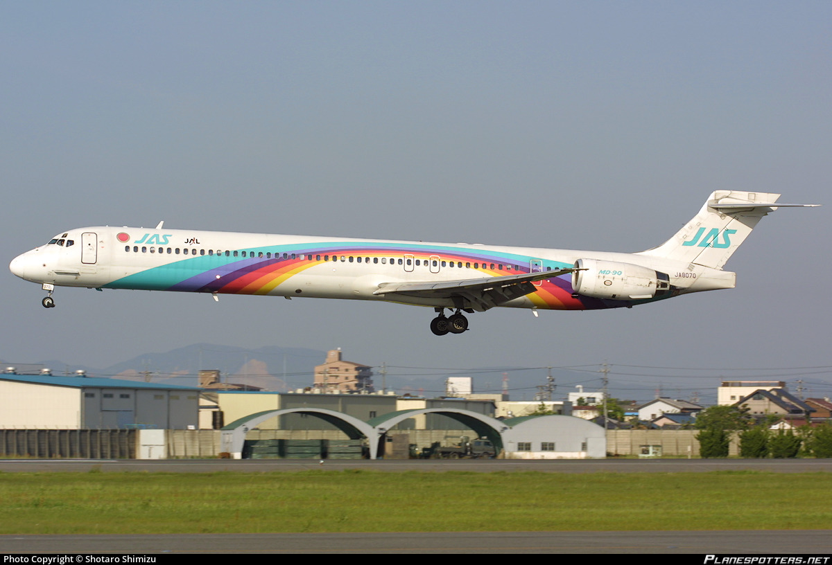 航空機・ヘリコプター JAS MCDONNELL DOUGLAS MD-90 Jet-x MD-90 1:200