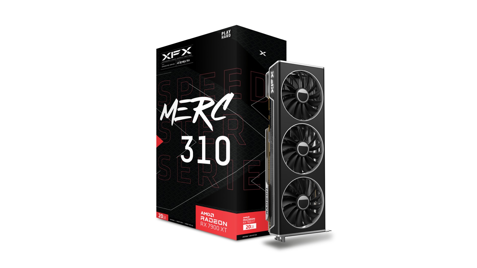 XFX SPEEDSTER MERC 310 AMD Radeon™ RX 7900 XT Black Edition