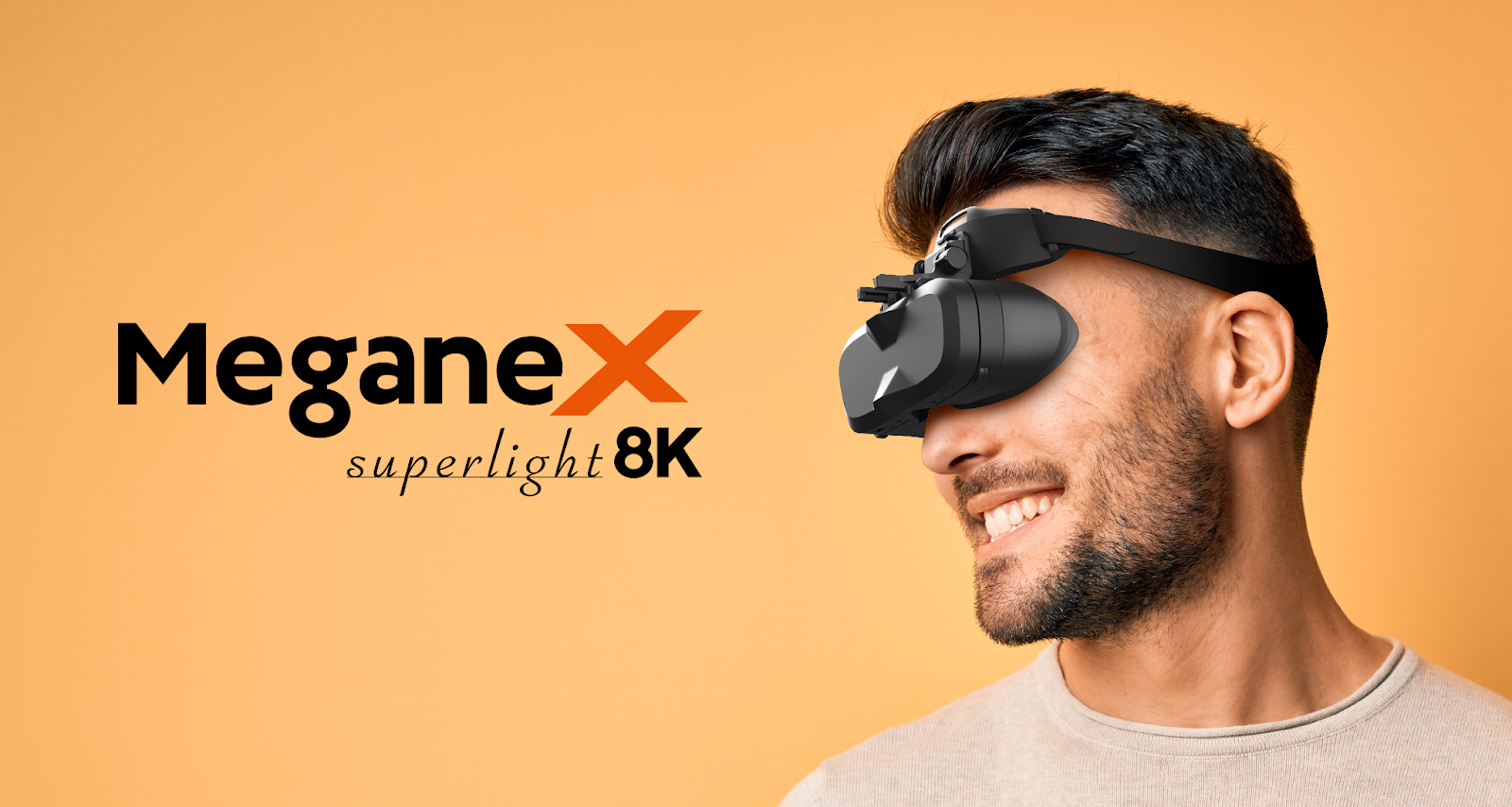8K HDR対応、超軽量185g未満のVRヘッドセット「MeganeX superlight 8K