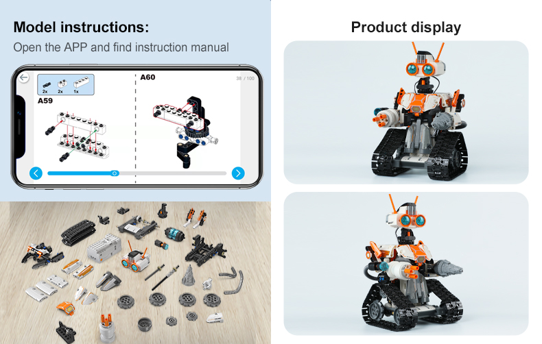 Educational Programming Z Bot Robot | CaDA Bricks