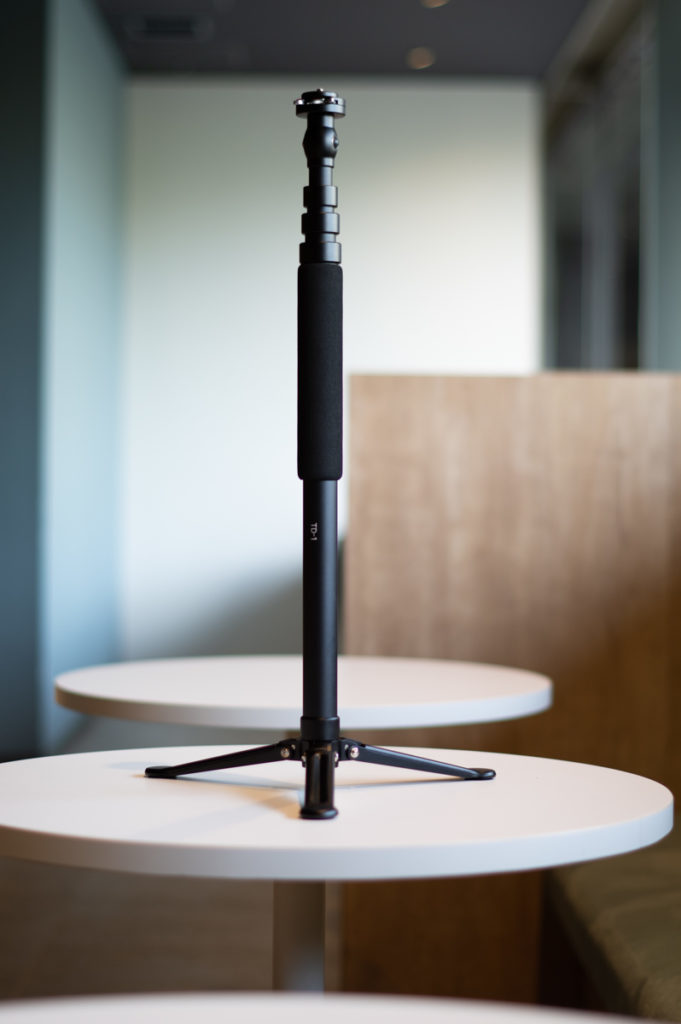 THETA専用モノポッドスタンド「TD-1」「TD-2」とスタンドウェイト「 TT