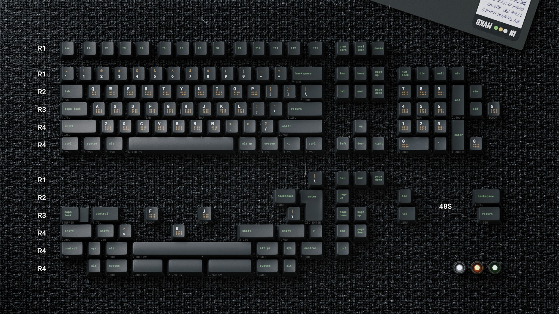 MV Terminal R2 Keycaps | Mechanical Keyboard Shop - Keebfront