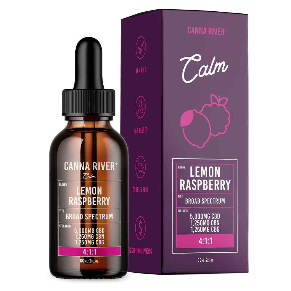 Canna River CBD + CBN + CBG Calm Tincture - 7,500mg