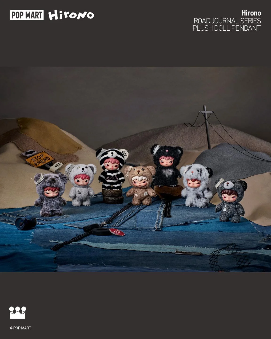 Hirono Road Journal Series-Plush Doll Pendant Series