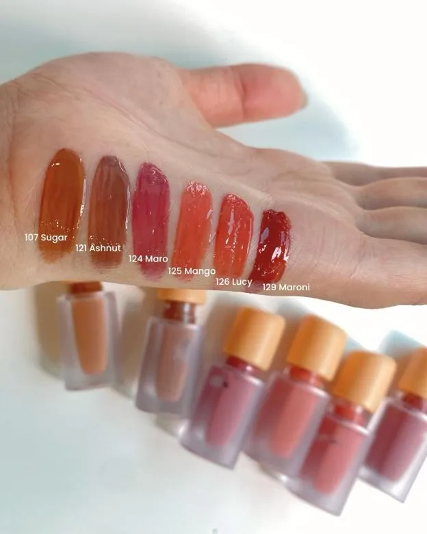 LAKA、フルーティーグラムティントミニ — ミニバッグに収まるべたつか