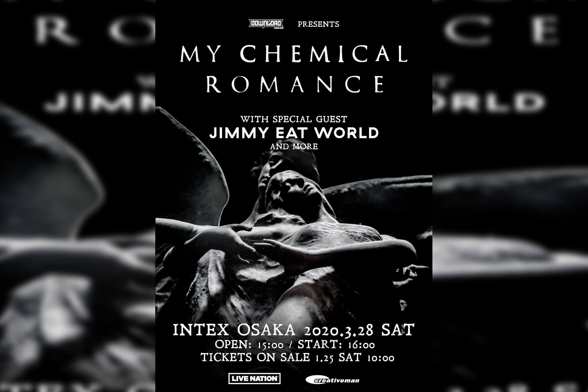 マイケミ大阪にも襲来！マイ・ケミカル・ロマンス、ジミー・イート