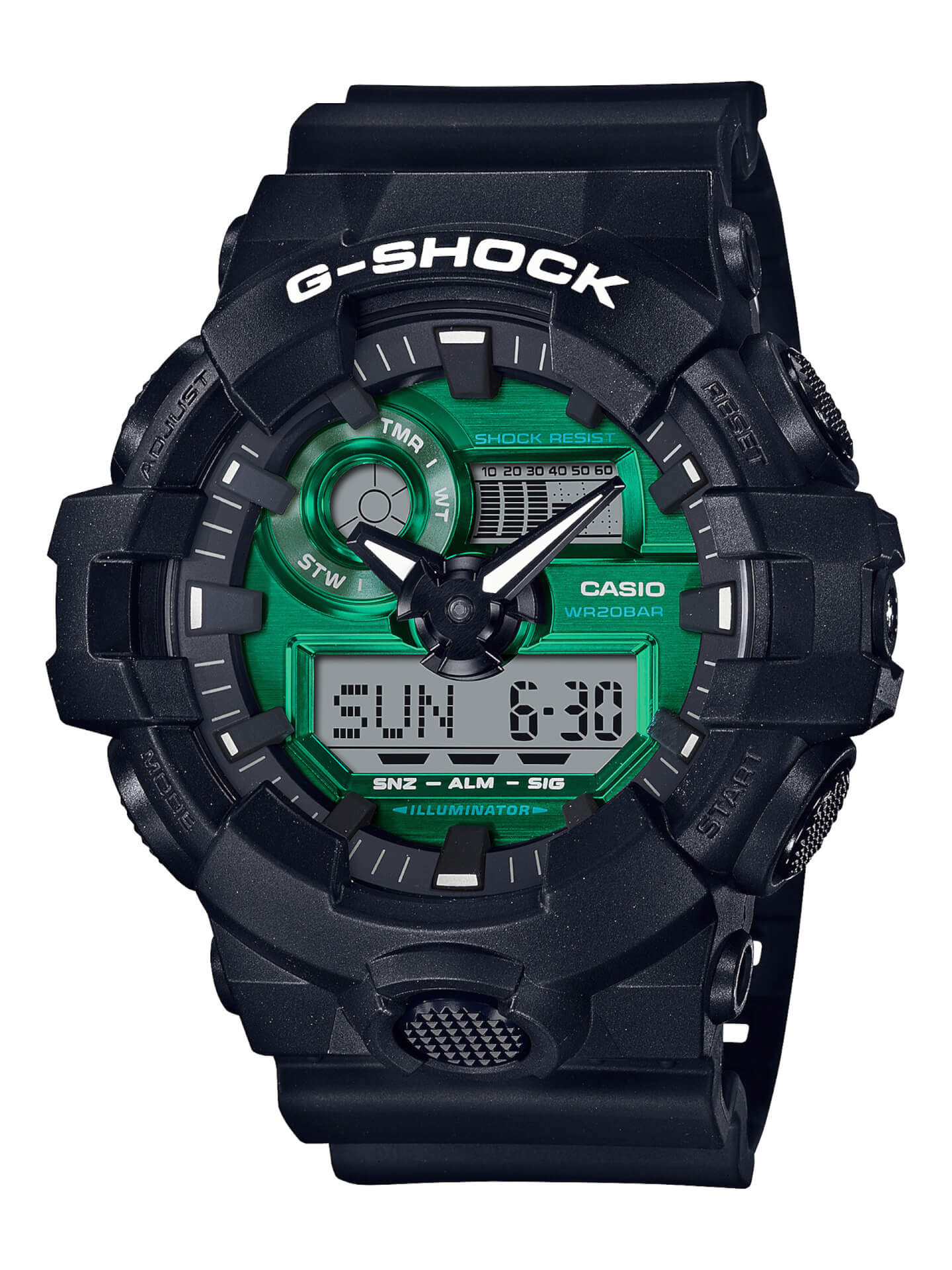 ブラック×グリーンが映えるG-SHOCKの新シリーズ「Black and Green