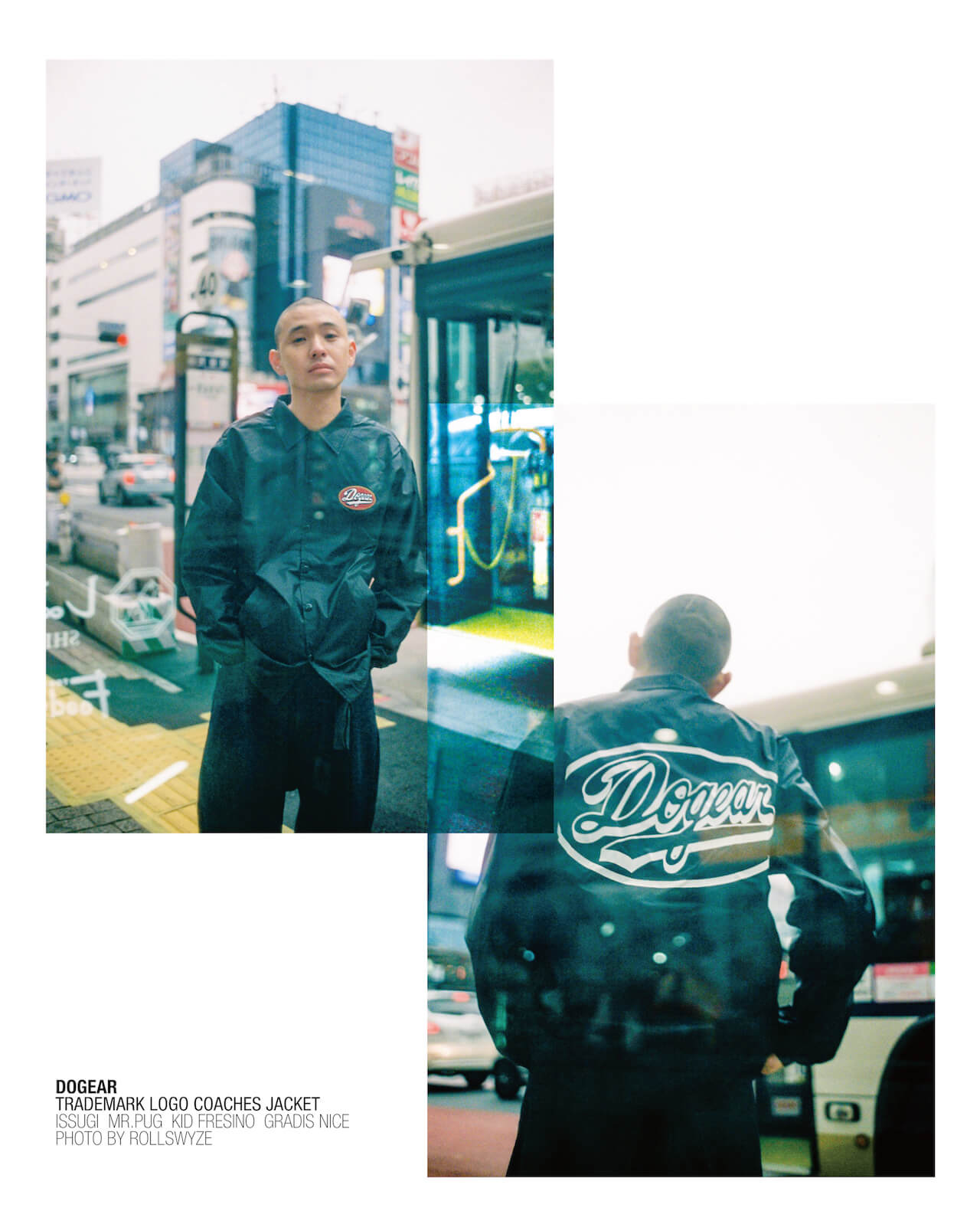 Dogear Records〉からコーチジャケットが発売｜LOOKにはISSUGI、KID