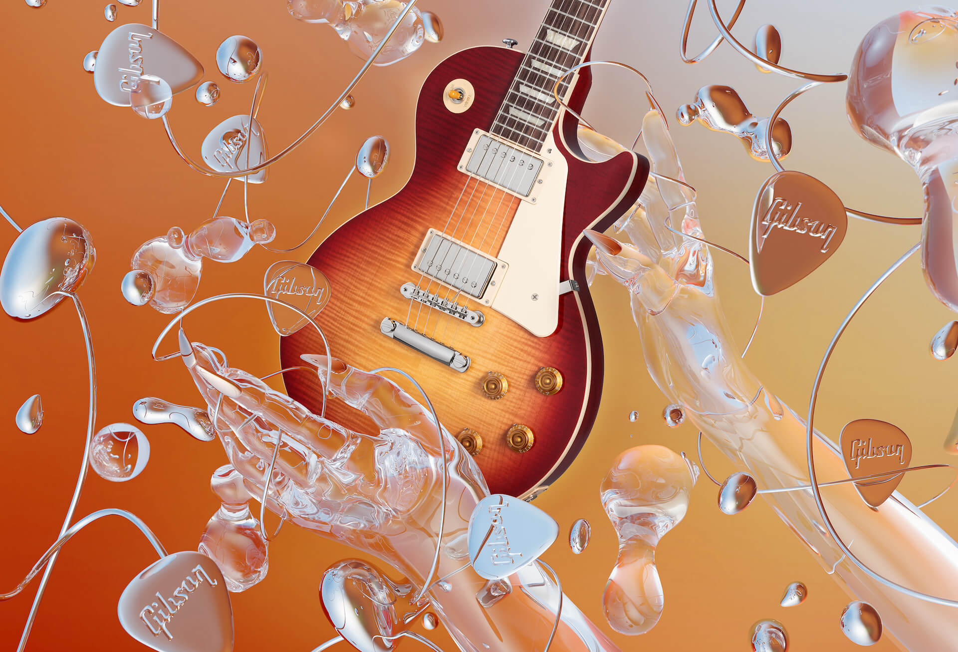 ギブソン「レスポール」70周年を記念し特設サイト開設｜平野正子による