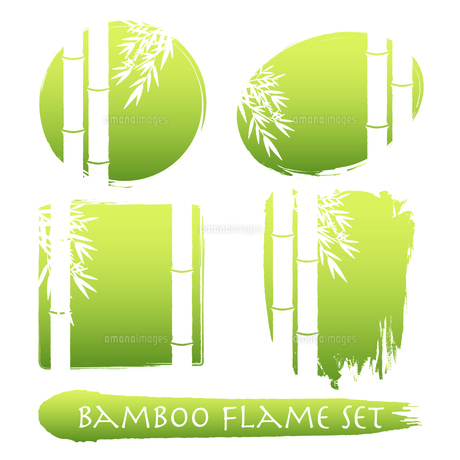 シンプルな竹のフレーム、ベクター素材のイラスト素材 [FYI04949085