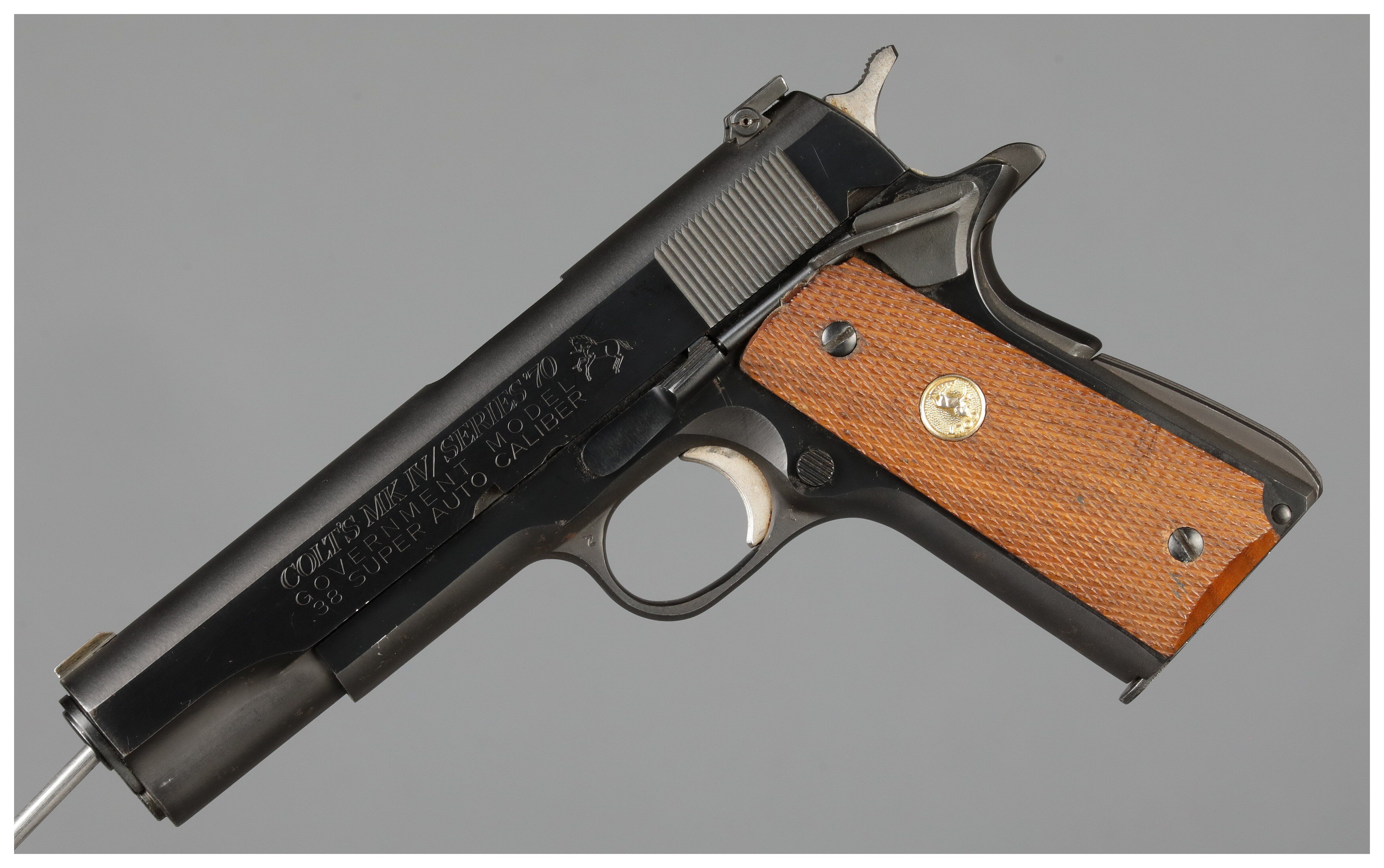 Colt MK IV Series 70 Government Model Pistol in .38 Super | Rock