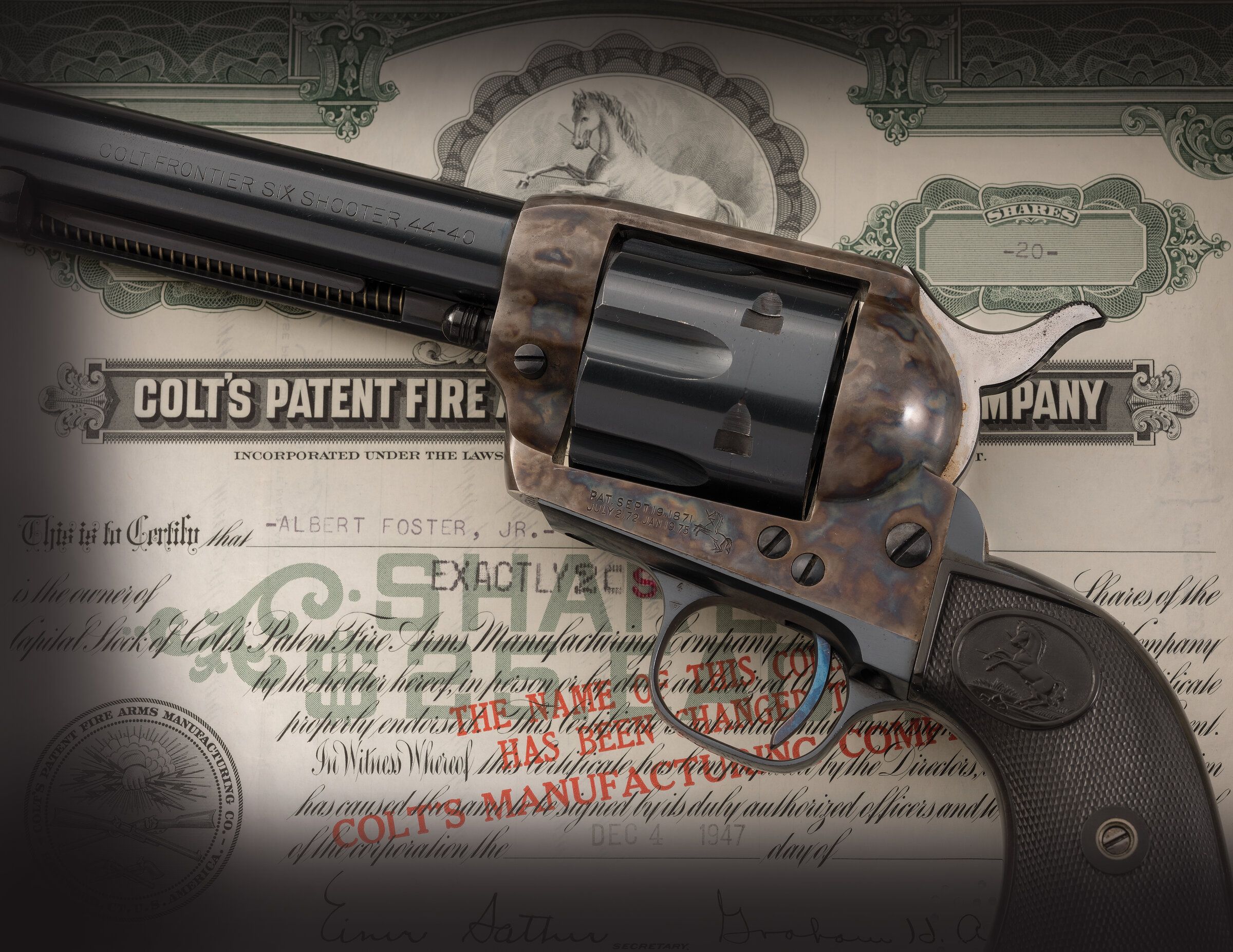 Colt Frontier Six Shooter Single Action Army Revolver | Rock
