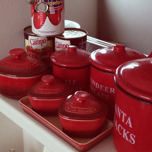 Le Creuset ストッカーパッキン付キャニスター箱付き 2個 ル・クルーゼ