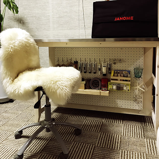 ニトリ ワークテーブル(シナモ12078WH ステン) - 通販 | 家具と