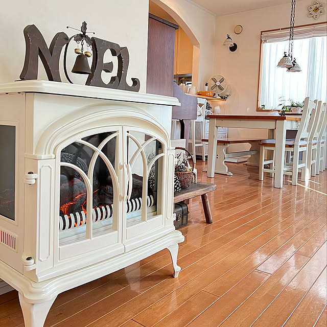 ニトリ ワイド暖炉型ファンヒーター (NI) 【玄関先迄納品】 【1年保証