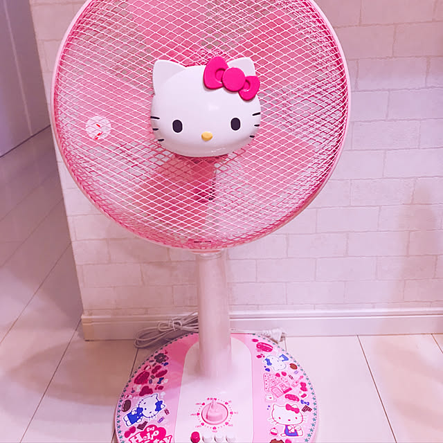 ハローキティ クリップ＆パーソナル扇風機 日焼けキティ ハローキティ