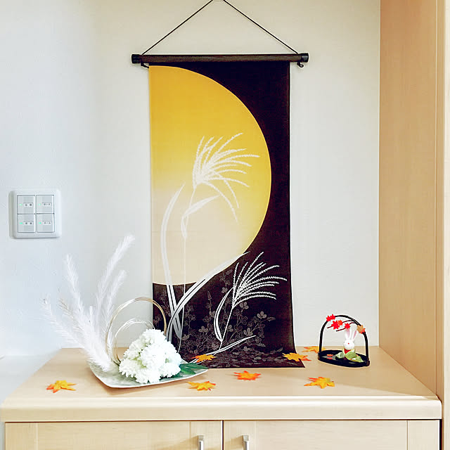 お値下げしました】めでたや ちぎり絵タペストリー（額入り）日本の