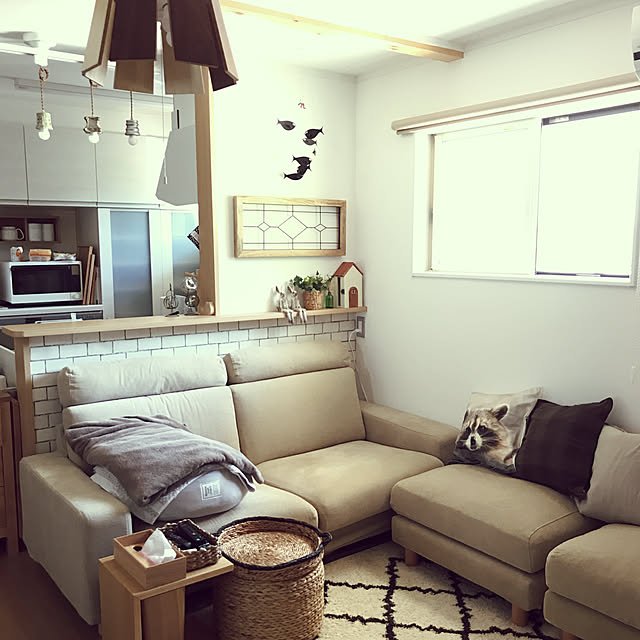 無印良品 ソファ本体・オットマン・大・羽根ポケットコイルクッション