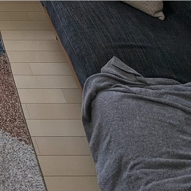 未使用品□unico/ウニコ□MOSTE/モステ ラグ 140×200 ブルーグリーン