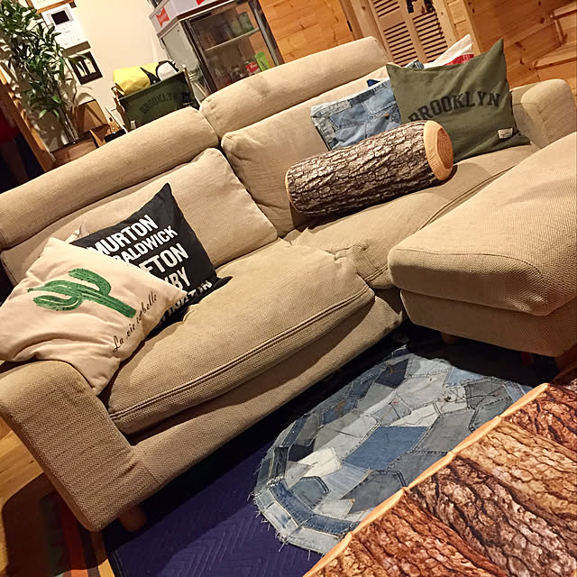 無印良品 ソファ本体・オットマン・大・羽根ポケットコイルクッション