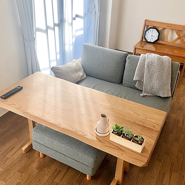 ニトリ リビングダイニングテーブル(オークエスト15070 NA) - 通販