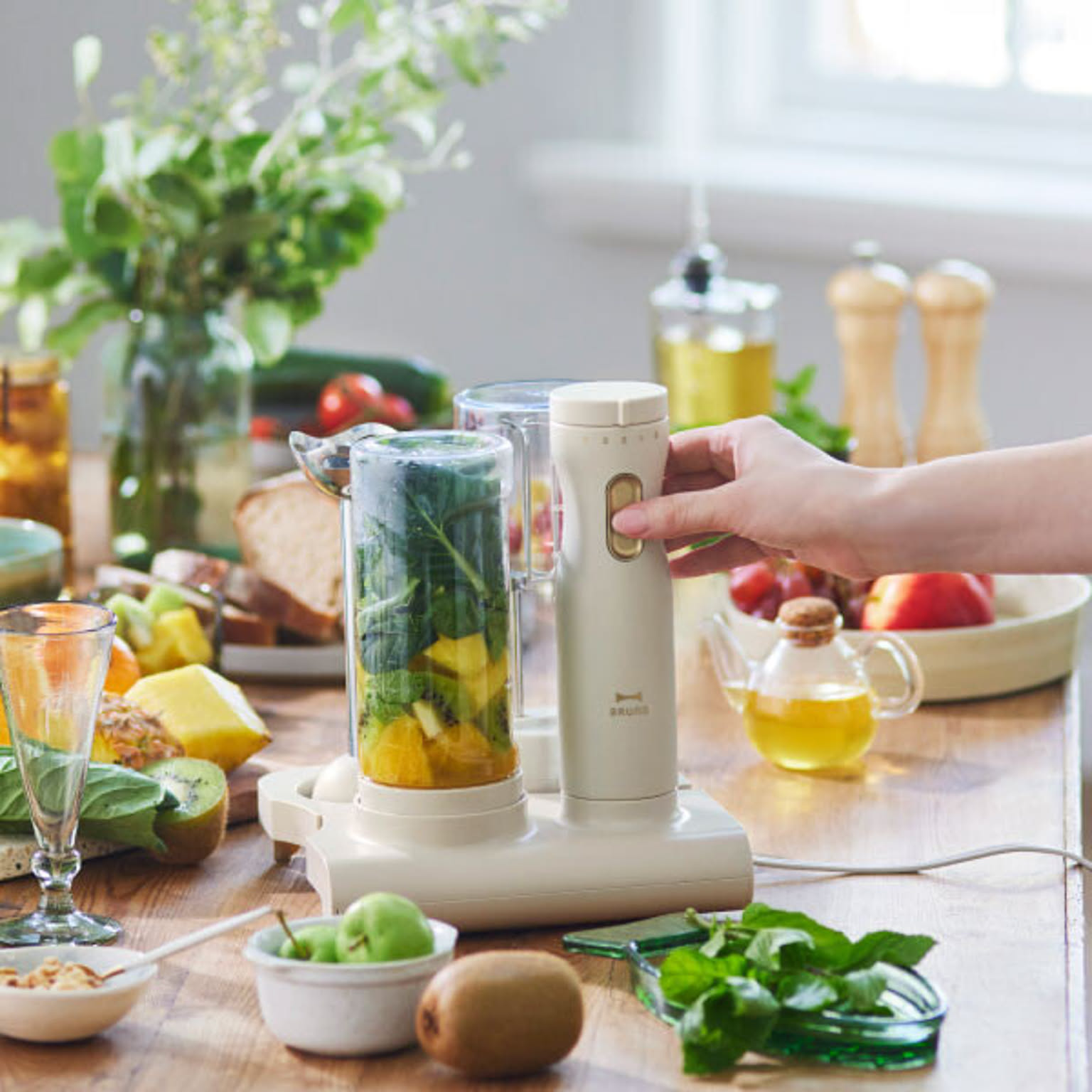 BRUNO スタンドハンディブレンダー ブラウン - 通販 | 家具と