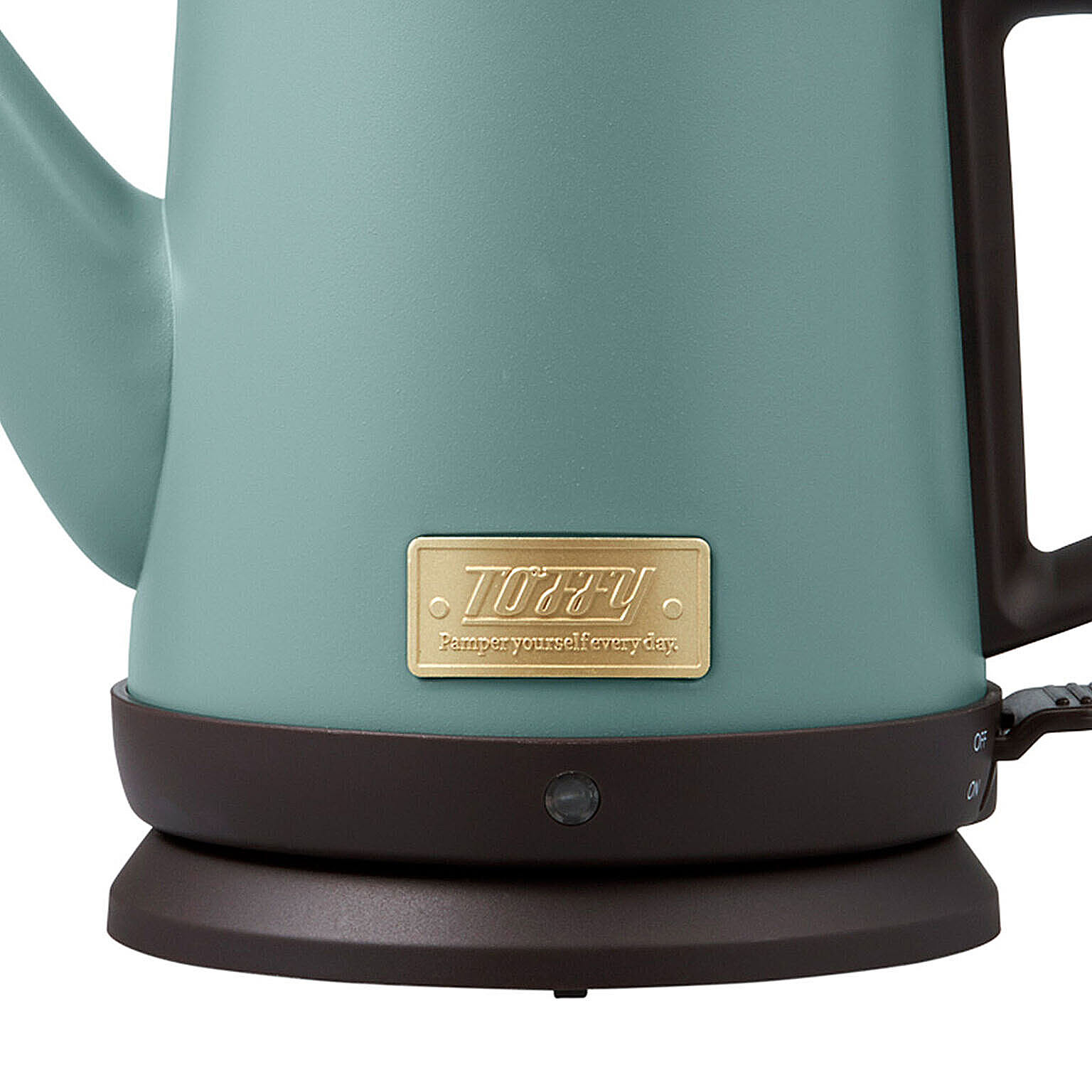 Toffy LADONNA プレミアム電気ケトル K-KT2 0.8L 900W グレージュ