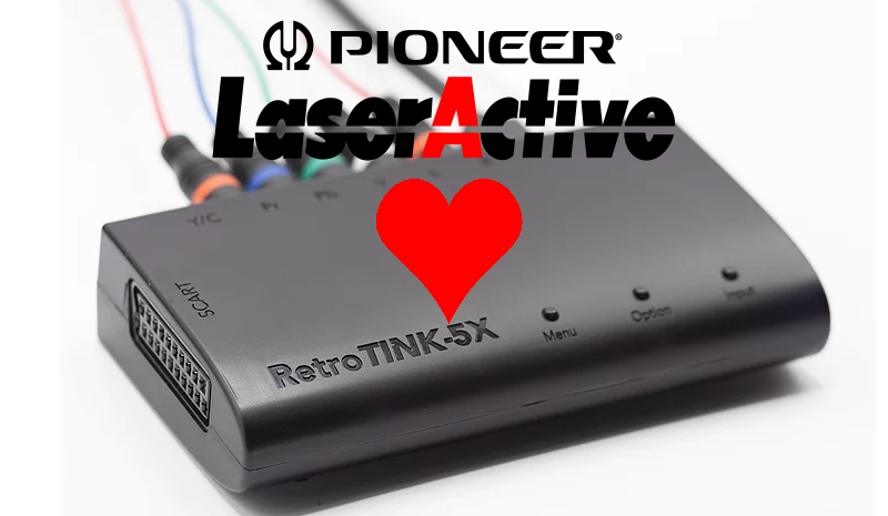 The Pioneer LaserActive and the RetroTINK-5X: A Match Made in