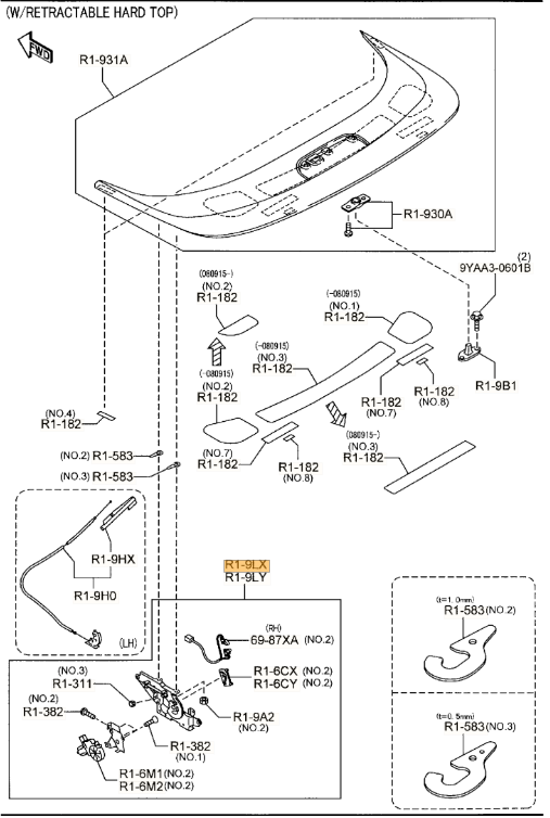 NE52-R1-9LX - Deck(R) Link | Mazda Parts Factor
