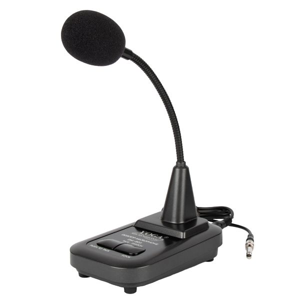 ダイナミックデスクトップグースネックマイクロフォン PTT & LOCK