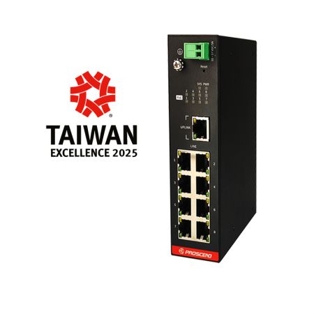 Industrial 8-Port PoE Long Reach Switch | Industrial 5G Cellular