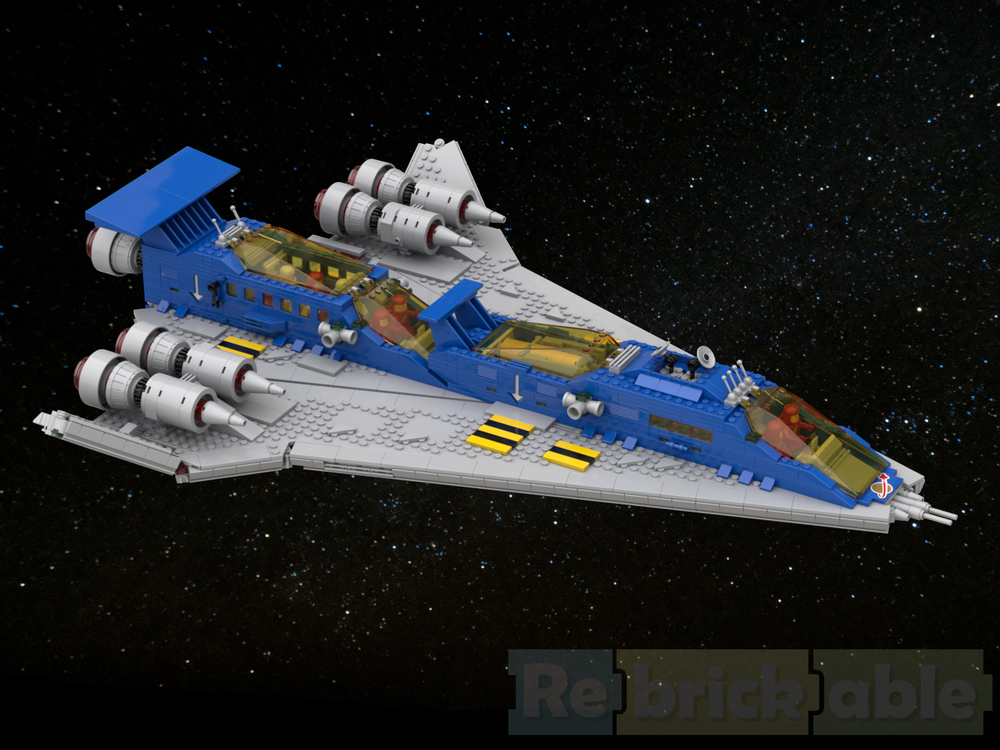 LEGO MOC Galaxy Lambda I & II from 3x 10497 Galaxy Explorer by
