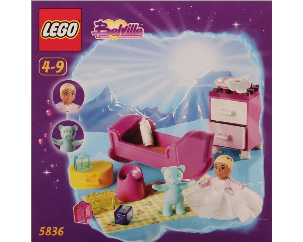 LEGO Set 5836-1 Beautiful Baby Princess (2002 Belville