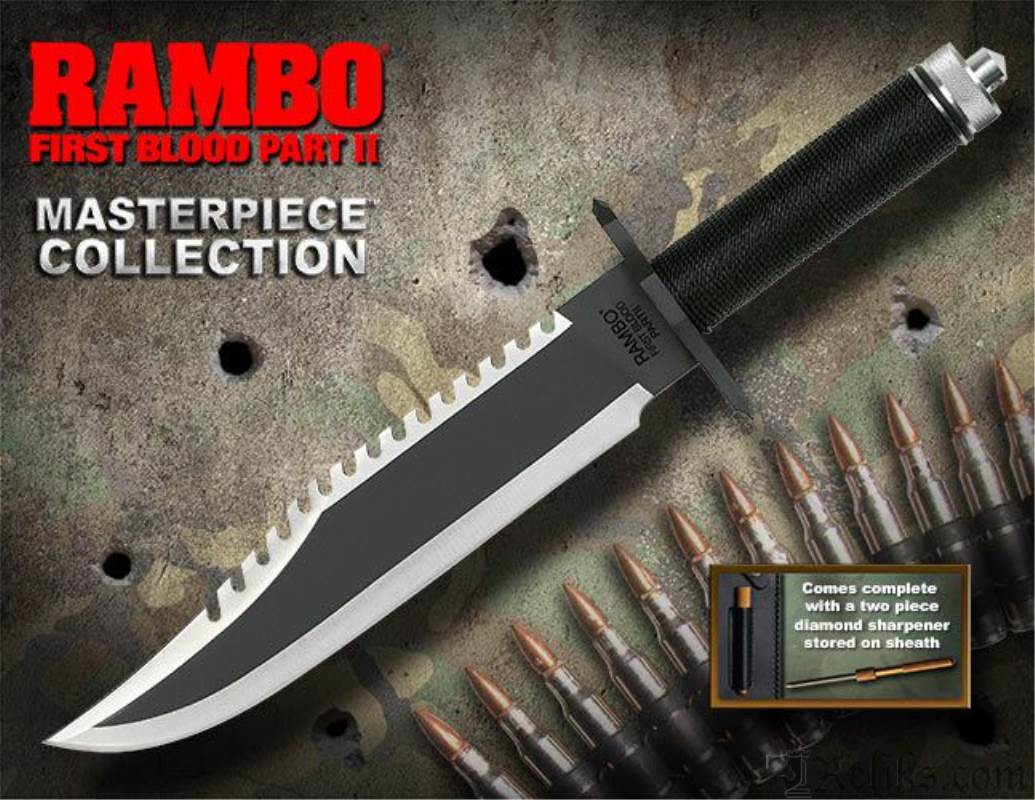 Rambo First Blood Part II Knife - Tactical Survival Knives at
