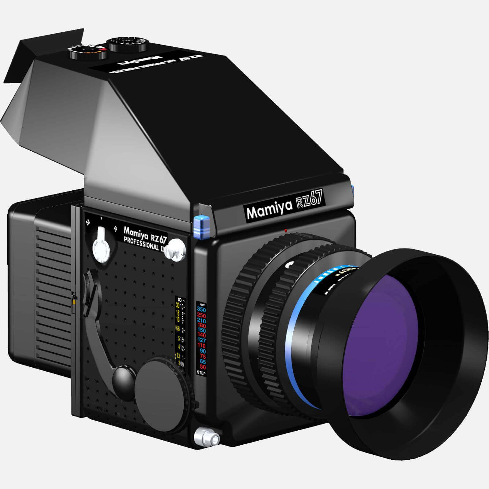 Mamiya RZ67 Camera with Digital Back - 3D Model by TMTRNoosa
